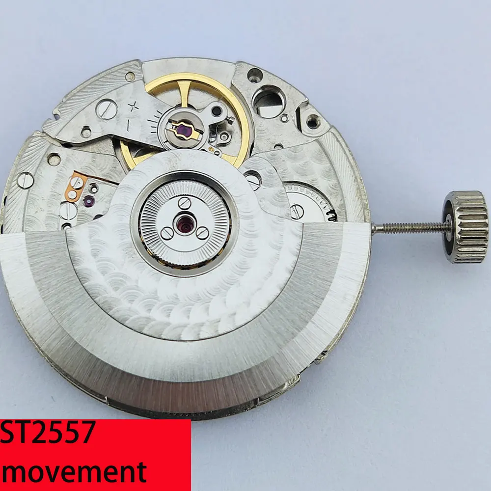 Seagull ST2557 Movement 3 pins half GMT Automatic Mechanical Movement 2557 Movement H9 Seconds Position Watch Accessories Date