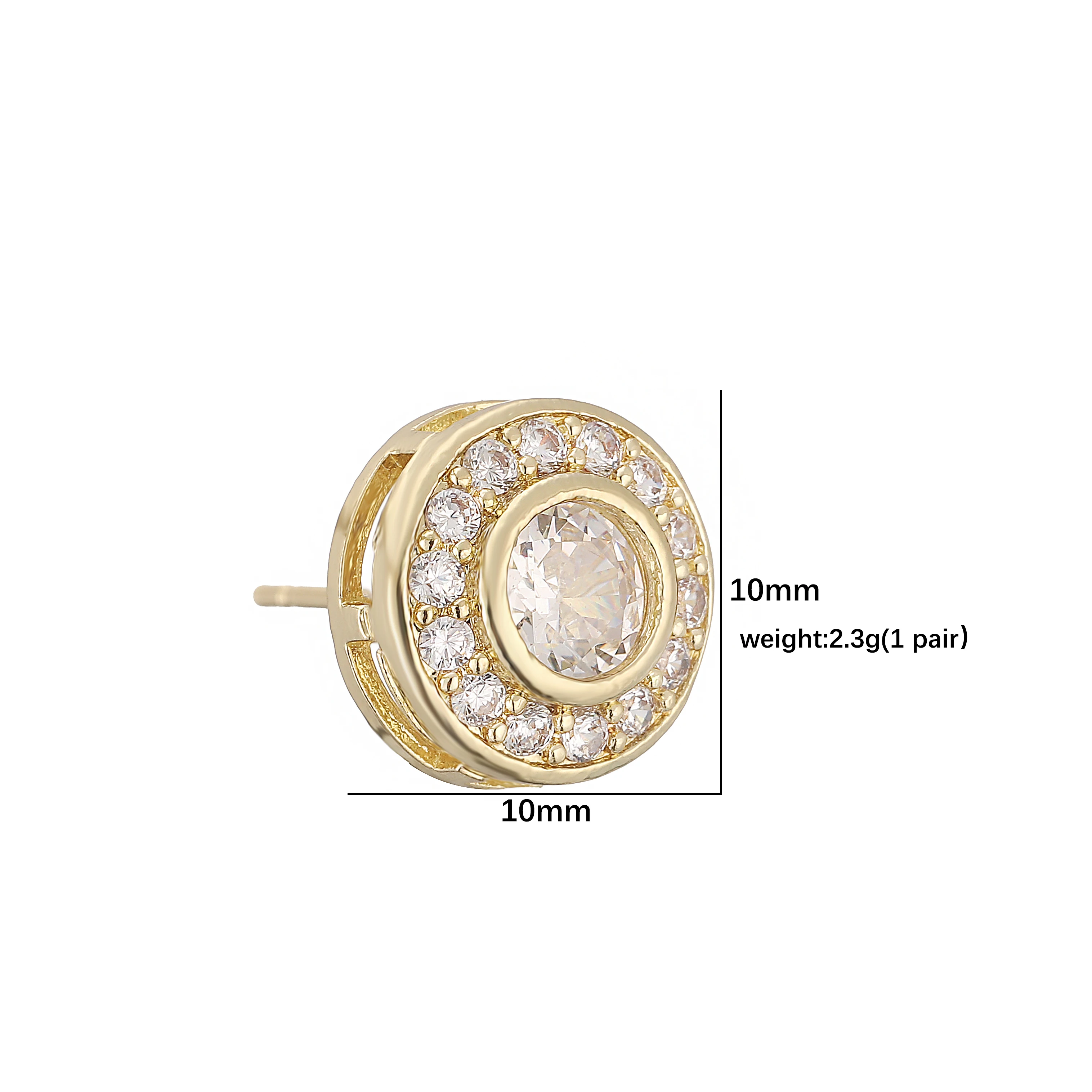 HECHENG ، 8.5 مللي متر جولة تشيكوسلوفاكيا حجر محايد تنس قلادة/سوار/أقراط الهيب هوب تألق مجوهرات الأزياء 1 قطعة