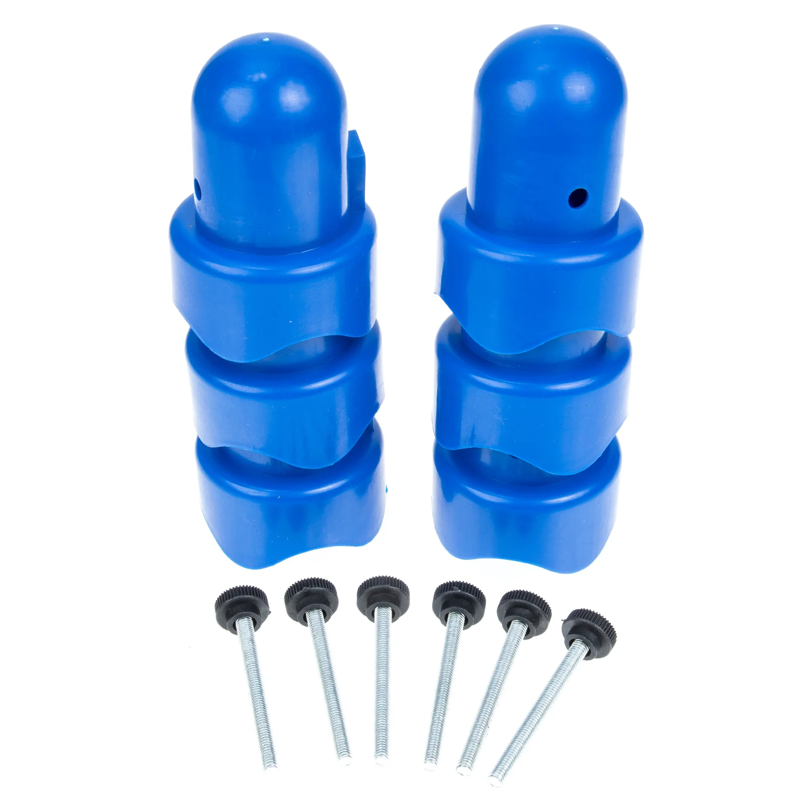

6 set 6 Sets Plastic Trampoline Caps Wear-Resistant Rod Covers Professional Pole Parts Small Replacements Enclosure Pole Caps