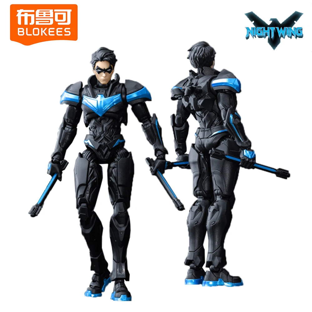 

BLOKEES Original Night Wing Champion Class Action Figures Cool and Handsome Movable Assembly Model Desktop Display Toy Fun Gifts