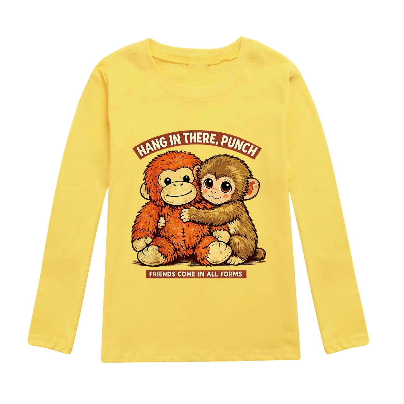 Kids Punch Monkey Long Sleeve T-shirt Cute Anime Cartoon Tee for Boys And Girls Spring Autumn Fashion Shirt Birthday Gift