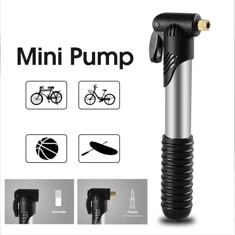 Bike Pump Manual Portable Motorcycle Compressor Bicycle Mini Air Pump Bicycles Mtb Bike Accessories Cycplus Tyre Pumping Gun