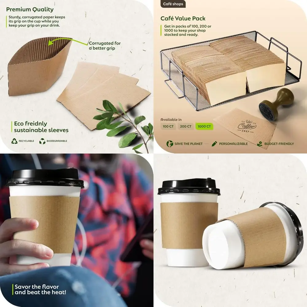 Kraft Paper Cup Sle… - image