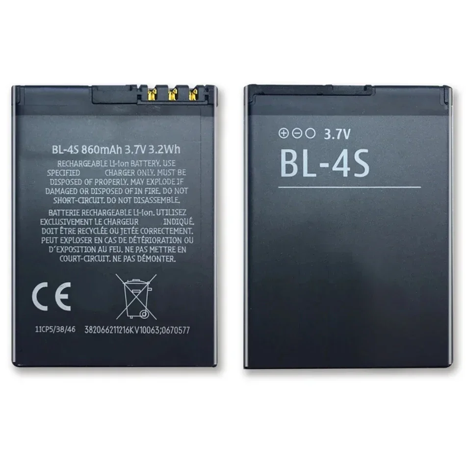 

Аккумулятор BL-4S для Nokia 7100S 3600S 7610S X3-02 6208C 2680S BL 4S