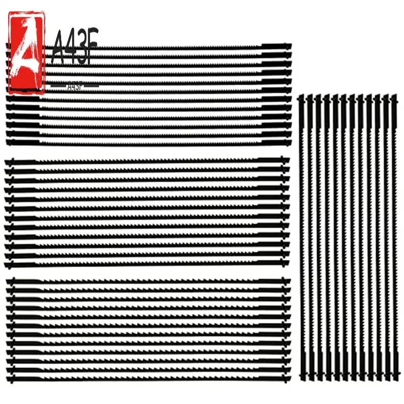 

A43F-48 Pack Набор полотен для прокрутки 5-дюймовая пила для прокрутки, замена конца штифта для дерева, металла