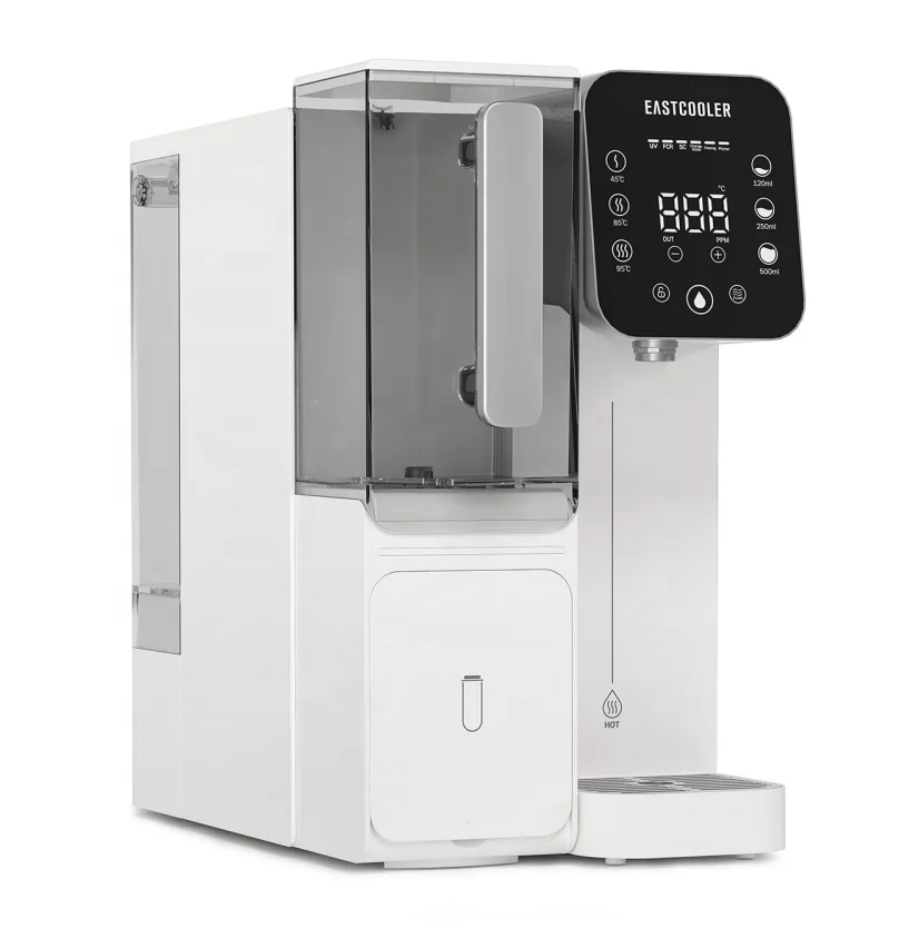2026 Hot Design Reverse Osmosis Plastic Water Filtration Electric Hot Water Dispenser No Installation for Home Apartment Hotel