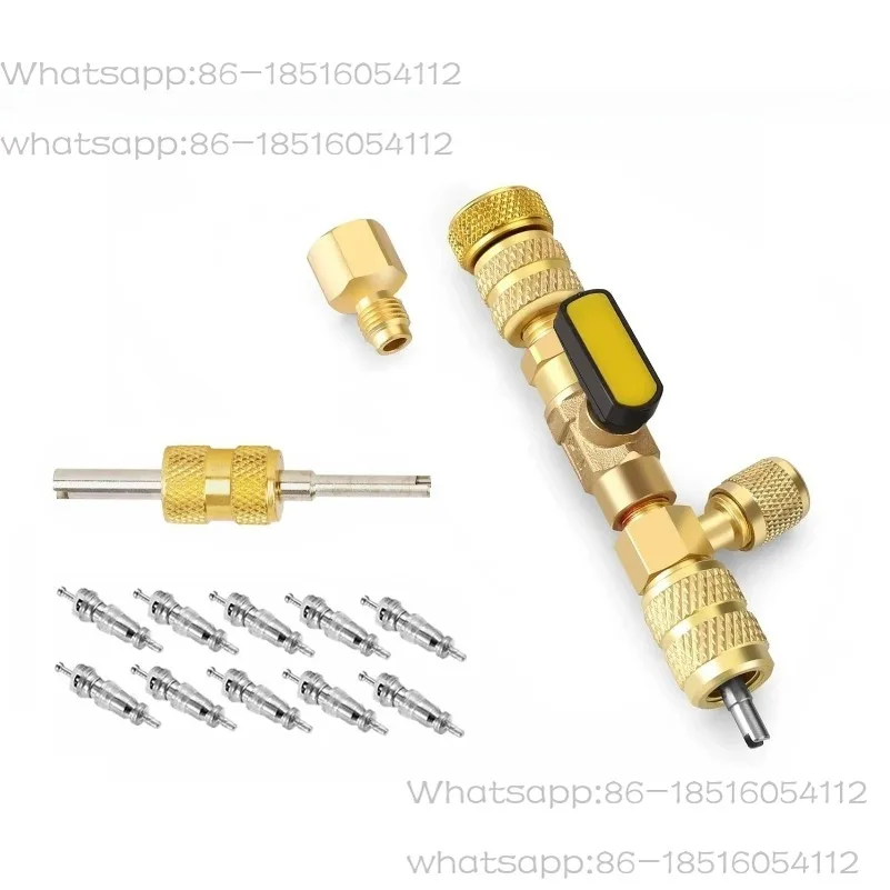 Теплообменник R410A R22, совместимый со стандартами SAE 1/4 и 5/16, подходит для систем HVAC R404A R407C R134A R12 R32