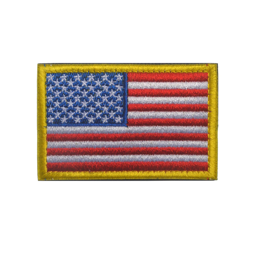 America Canada Dominica Brazil Mexico Venezuela Ecuador Panama Colombia Peru Chile Puerto Rico Argentina Embroidered Flag Patch