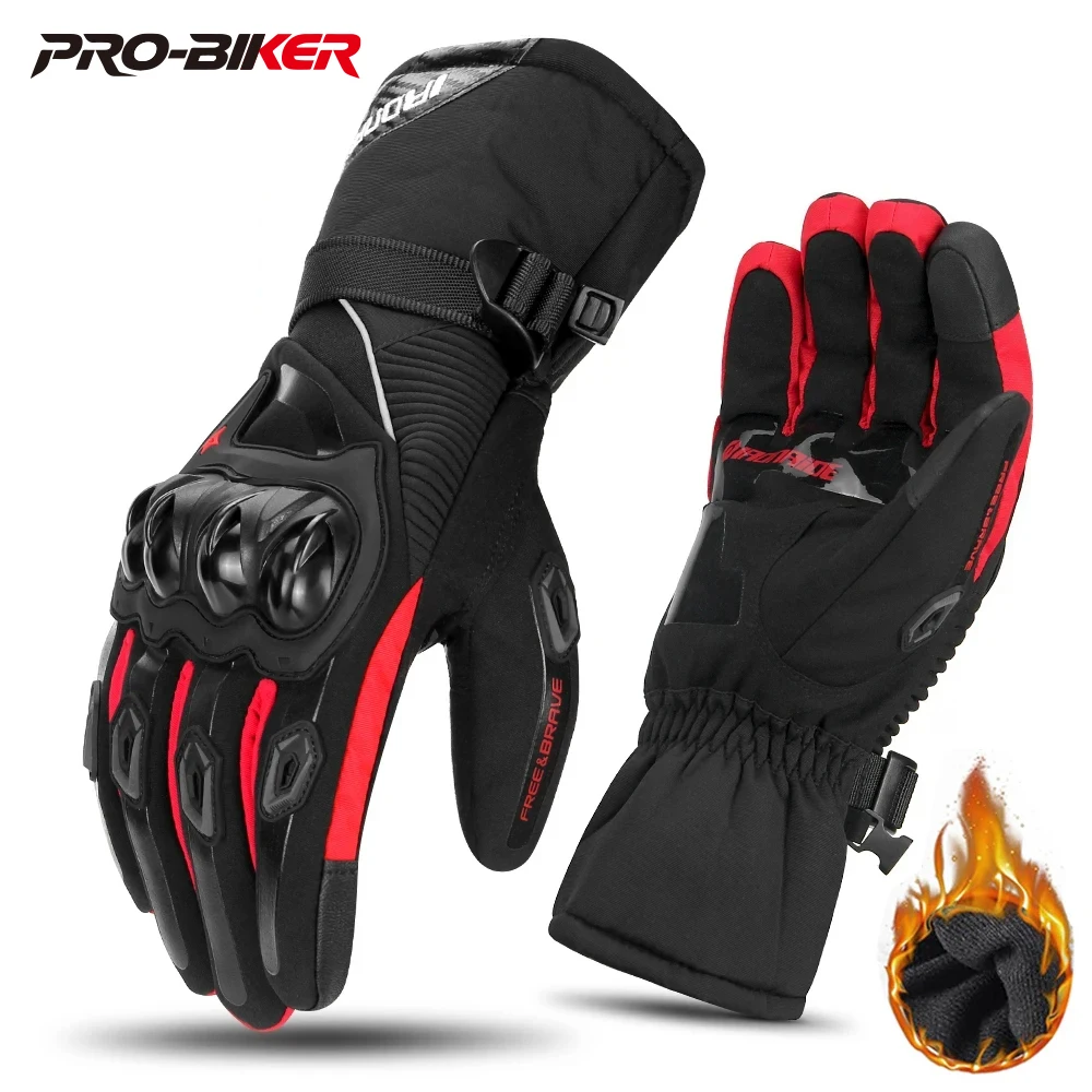 

Motorcycle Gloves Windproof And Waterproof Bicycle Motorcycle Riding GlovesTouchScreen Motocross Gloves Winter For Men And Womem