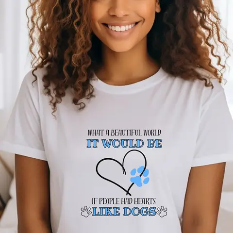 강아지 s 애호가 귀여운 티셔츠, 발 본 쇼