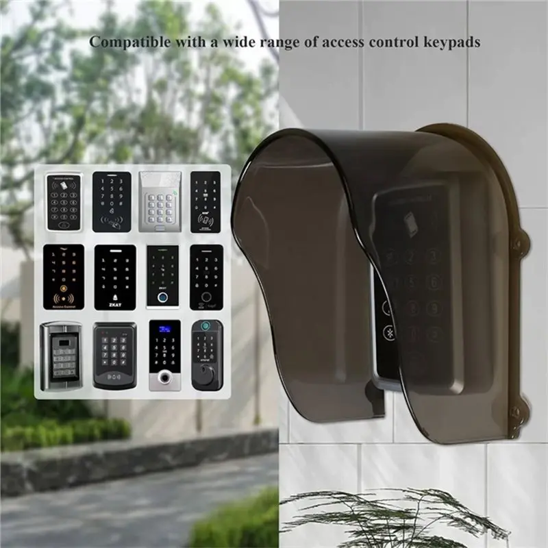 B92B-Rain Cover& Outdoor Punch Card Machine Protective Box-Smart Doorbell Weatherproof,