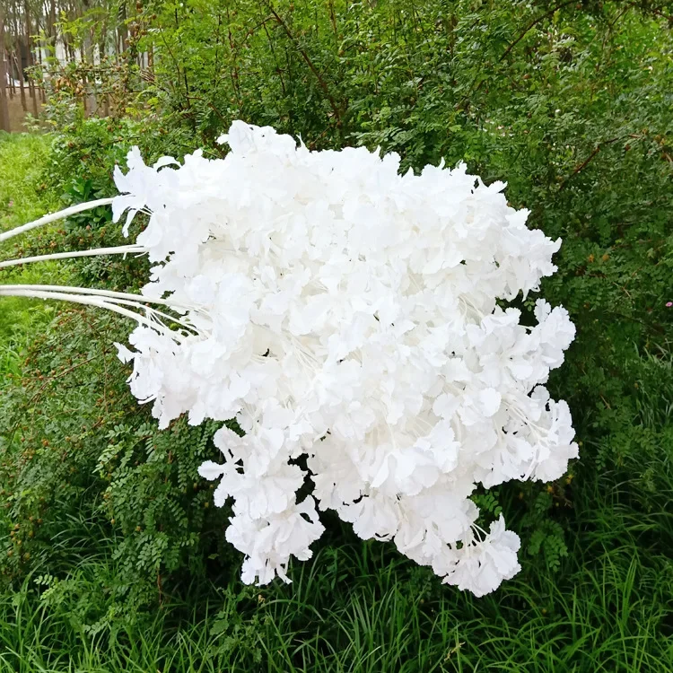 Großpackung Weiße Künstliche Gypsophila-Kirschblütenzweige 50-500 Stück Künstliche Schleierkraut-Blumenstiele für Hochzeitsbogen Brautparty – Detail 7