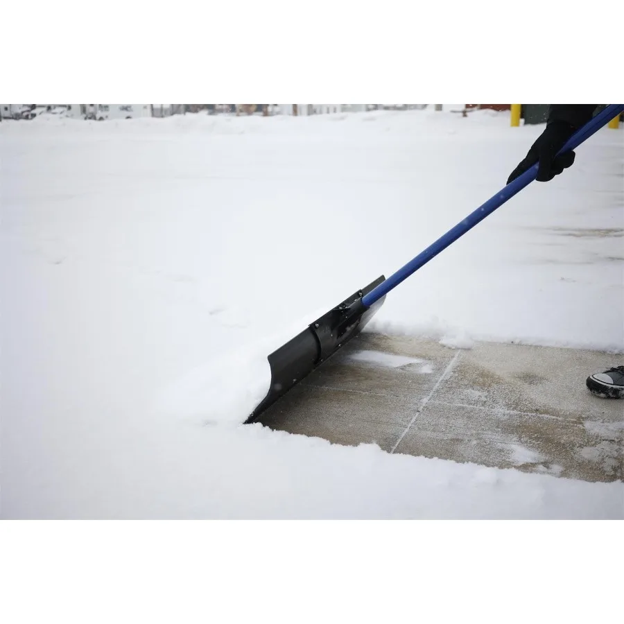 مجرفة دفع الثلج مقاس 36 بوصة مع شفرة UHMW خفيفة الوزن غير لاصقة لسهولة إزالة الثلوج في الممرات السكنية والأرصفة Du