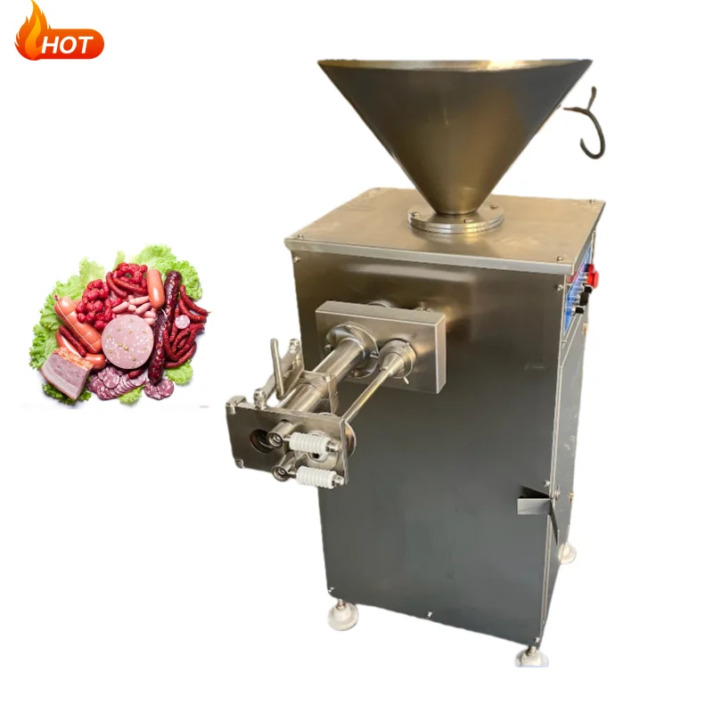 Automatic Pneumatic Kink Enema Sausage Twist Make Fill Stuffer Meat Fish Seal Machine Sausage Making Stuffer Filling Machine