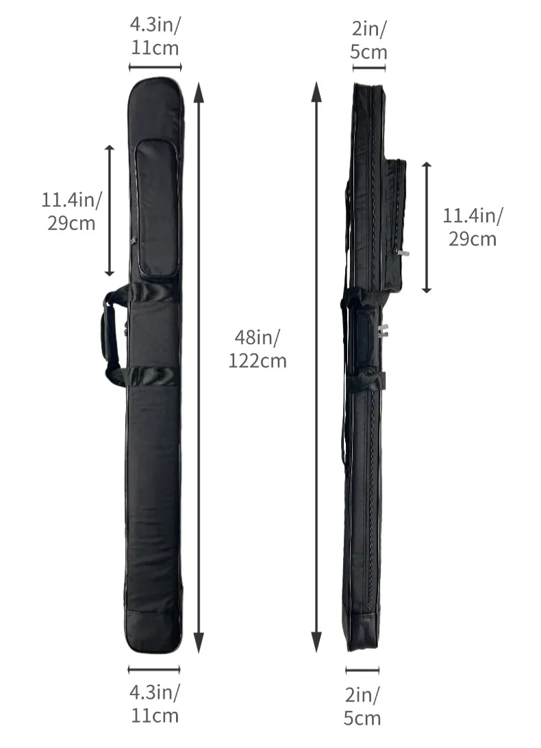 1,22 Meter Schwerttasche 48 Zoll, wasserdichte Tasche für 1 Schwert, für Stockmesser, Katana, Kendo-Halter, Tragetasche, Tai-Chi-Tasche, Umhängetasche – Detail 2
