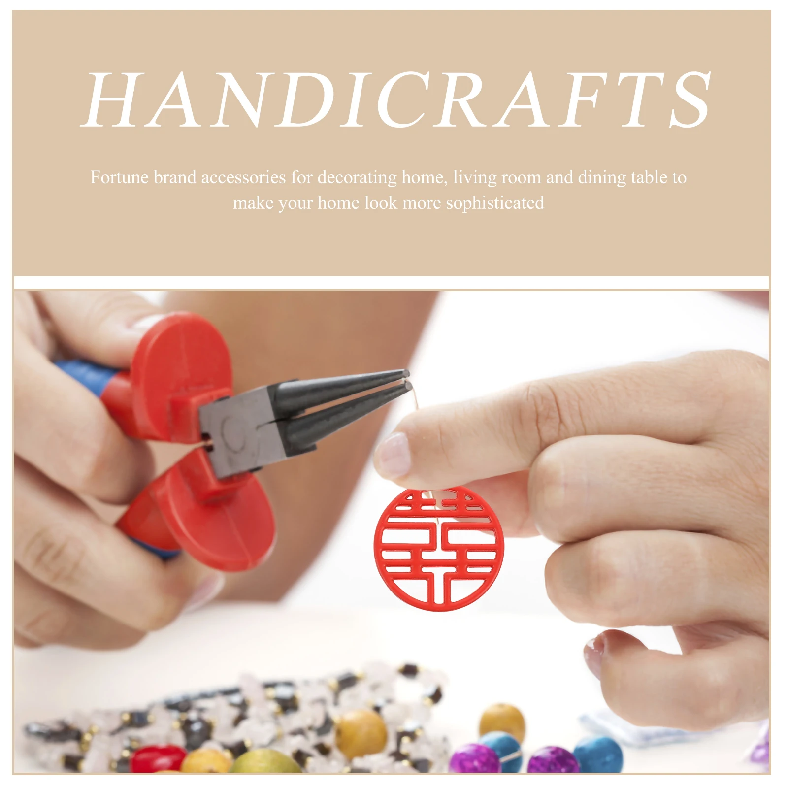 

20pcs Fu Keychain Charms Bulk Alloy Decorative Pendants Craft Necklace Bracelet Accessories New Year Home Decor Creative Fu