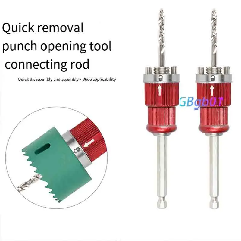 Hex Shank Quick-Release Adapter Hole Saw｜Fast Install/Remove｜Drywall  Kit｜Bi-Metal Alloy Durable Accurate Drilling