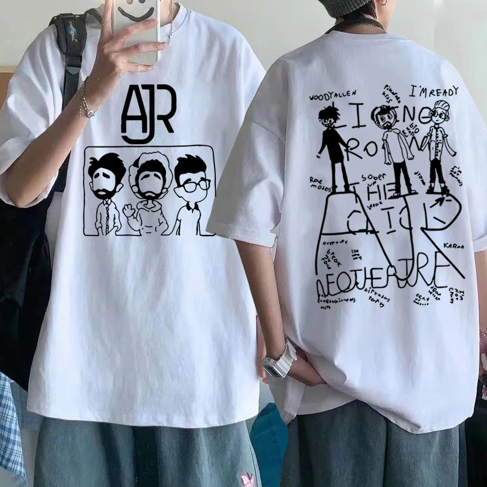 

Футболка The Maybe Man, женская футболка с коротким рукавом AJR The Maybe Man Tour, уличная одежда