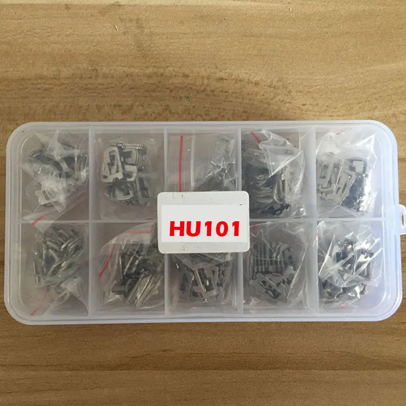 200Pcs/lot for HU101 brass Car Lock Repair Accessories Car Lock Reed Lock Plate For ford Focus 10 types each 20pcs