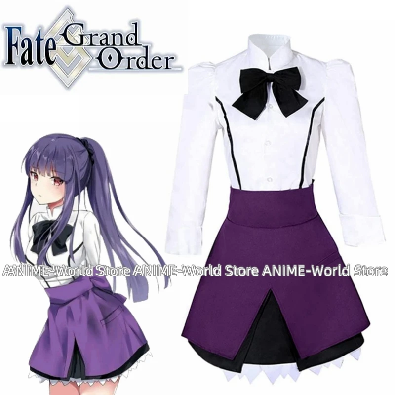 

《Custom size》Anime Fate Grand Order Asagami Fujino Cosplay Costume Party Halloween Uniform