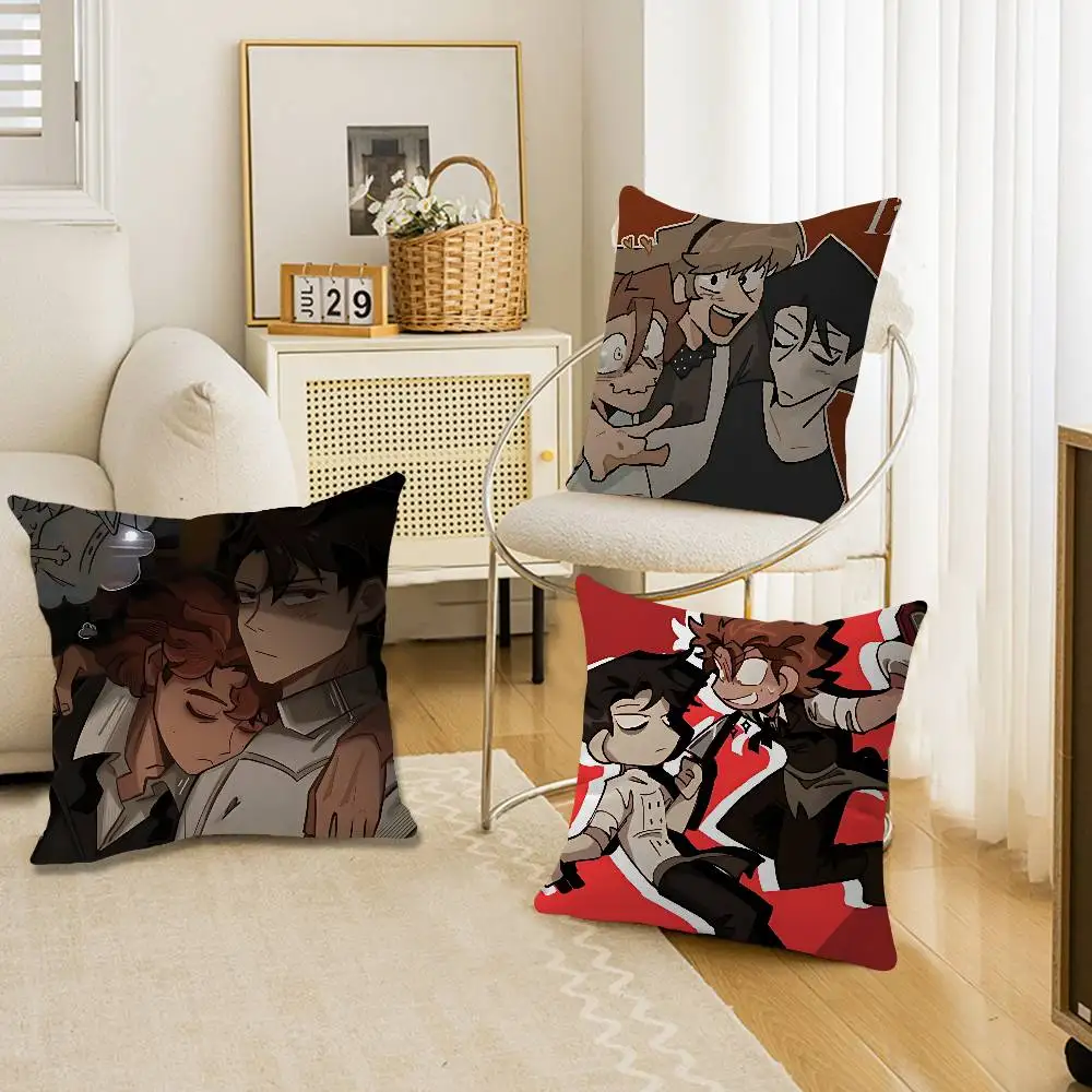 Vincent Rody Dead P-Plates Pillow Gifts Home Office Furnishings Bedroom Sofa Car Cushion Cover case 45x45cm