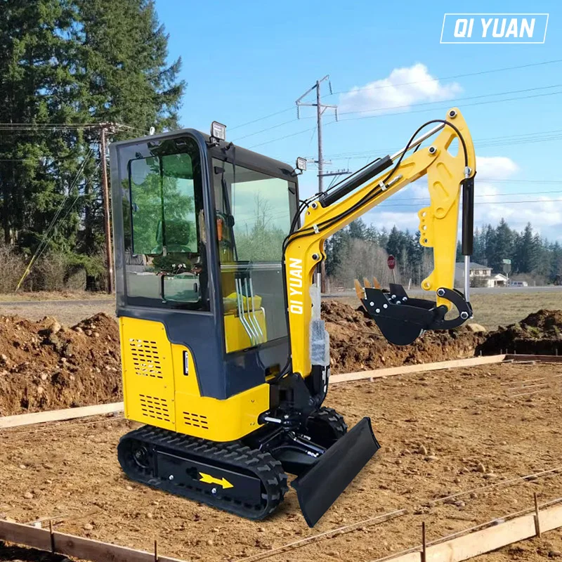 Мини-экскаватор, быстрая доставка, индивидуальные двигатели Kubota, сертифицированные Euro5 Ce, с кабинами и аксессуарами для мини-экскаватора