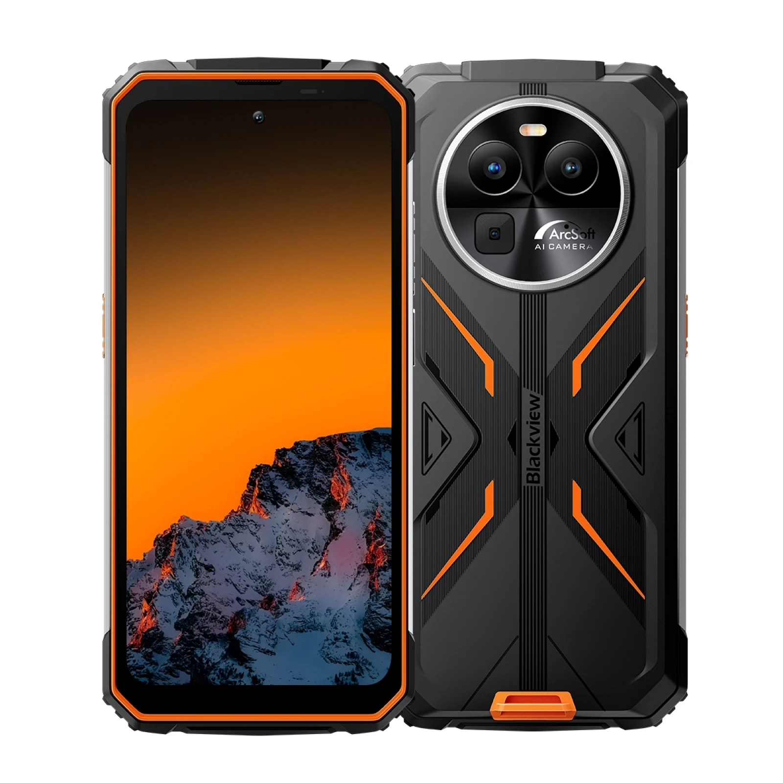 smartphone impermeavel robusto 8gb mais 256gb helio g99 65 24k fhd mais 120hz android 14 mobile 50mp 8800mah 45w nfc blackview bv8100 01