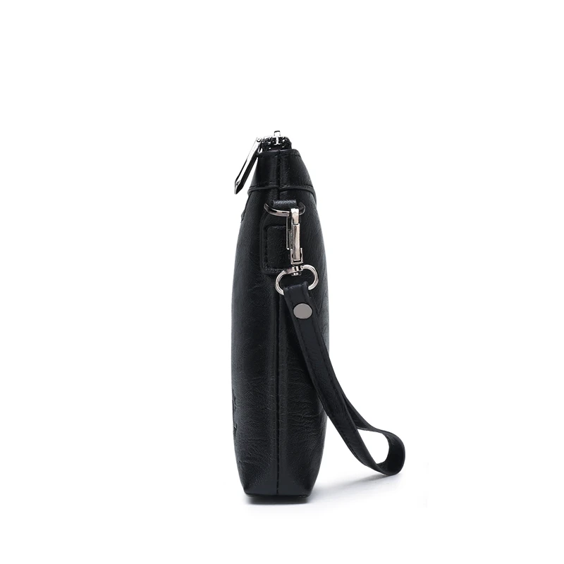 Fashion Brand Design Business Clutch Bag High Quality PU Leather Envelope Bags Casual Travel Men's Wallet Cell Phone Pocket