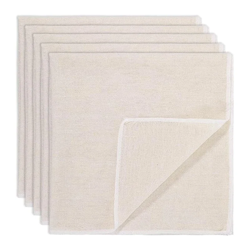 5PCS Cheese Cloths Strainers Reusable Cheesecloth for Straining Unbleached Fine Cotton Mesh Cloth for Cooking Yogurt Juicing