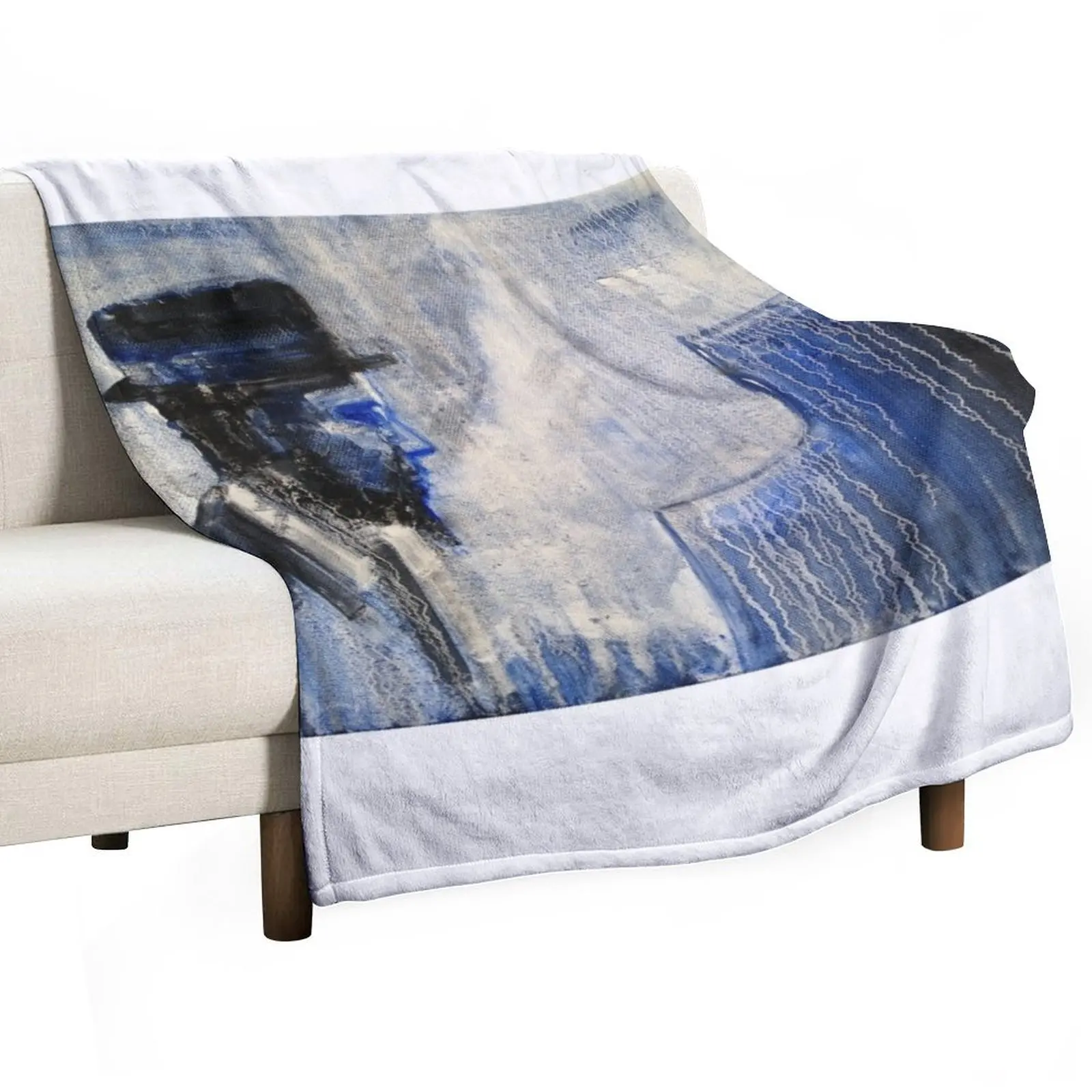 

Thelonious Monk - Jazz - Painting. Throw Blanket Flannel Fabric for winter Vintage Hair Blankets