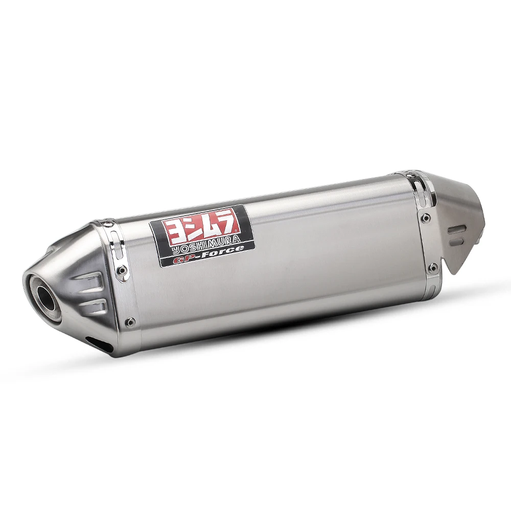 

STLF 51mm Universal Motorcycle Yoshimura Exhaust Muffler 420mm Pipe Scooter Exhaust for Pcx125 R3 Z125 Ninja250 300SR Msx