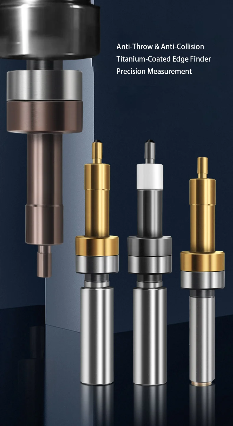 Anti-swing Anti-collision Edge Finder, High Precision Centering Tool, Non-magnetic Ceramic Photoelectric Tool Setting Rod for Ma