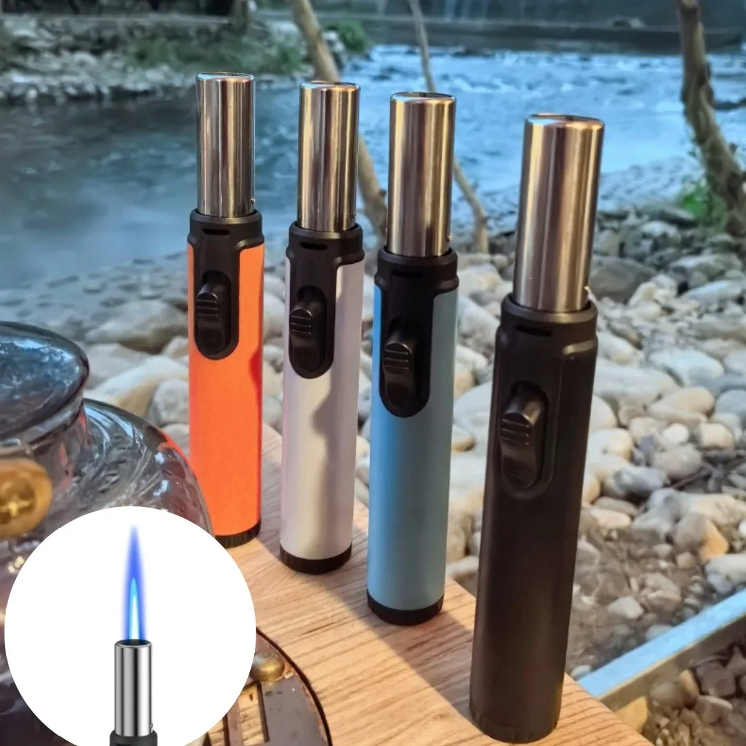 

NEW 1300℃ Gun Lighter Outdoor Ignition Windproof Portable Camping BBQ Jet Lighter Cigar Multifunctional Igniter Gifts