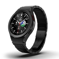 No Gaps Carbon Fiber Strap For Samsung Galaxy Watch 7 6 5 4 44mm 40mm 5Pro Bracelet For Samsung Galaxy 4/6 Classic 47mm Correa