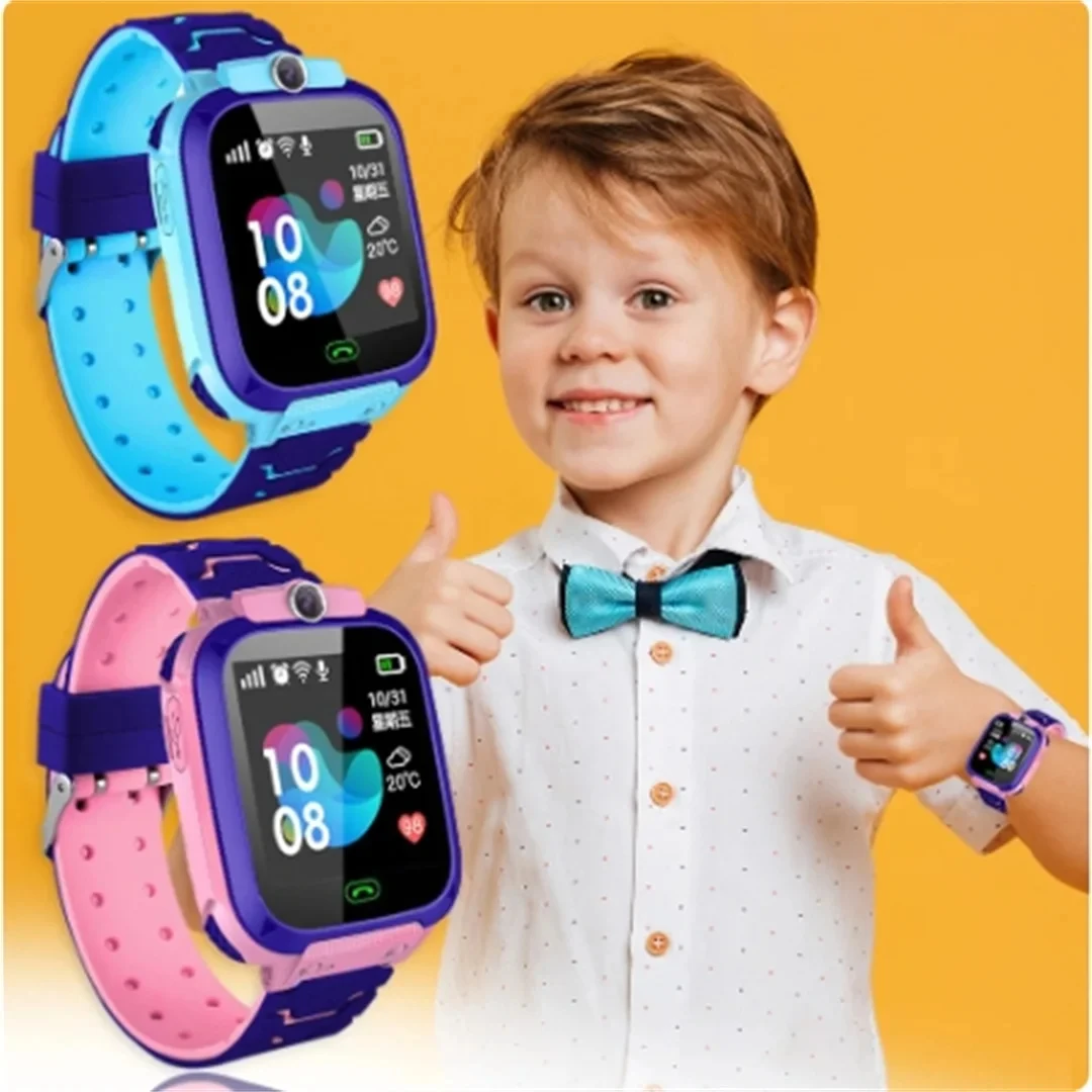 

2025 New Kids Smart Watch SOS Call Camera Positioning Two Way Call Voice Chat Waterproof IP67 Children Smartwatch Clock Gift