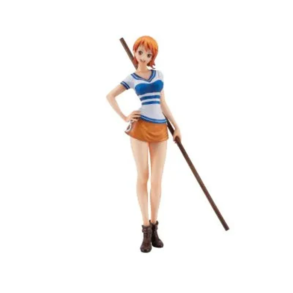 In Stock Original MegaHouse Nami PVC 23cm Anime Character Collectible Display Figure Toy One Piece Desktop Gifts