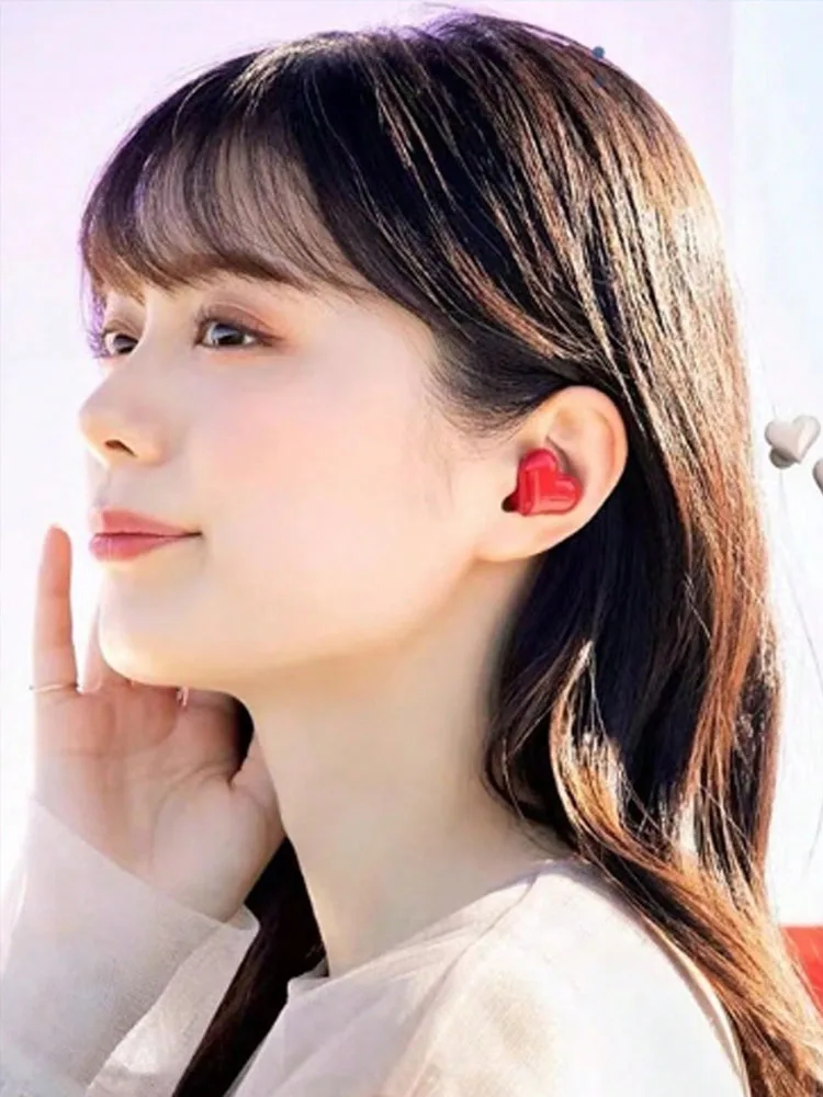 سماعات بلوتوث من Love Ear داخل الأذن، عمر بطارية طويل وعمر منخفض، سماعات بلوتوث لاسلكية للاستماع إلى الموسيقى.
