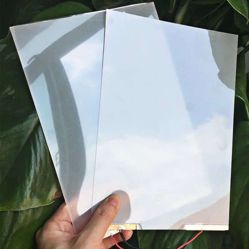 21*30cm A4 Sample Customized Smart Film Smart Window Film Magic PDLC Film Window Glasses Electric Switchable Tint Dimming Film