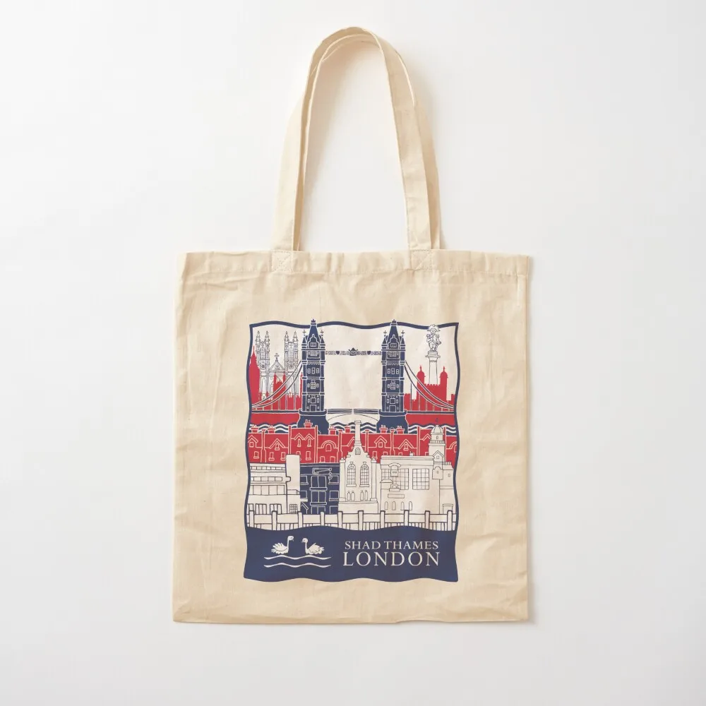 Shad Thames London Tote Bag Women's bag Customizable tote bag shopper bags Canvas Tote