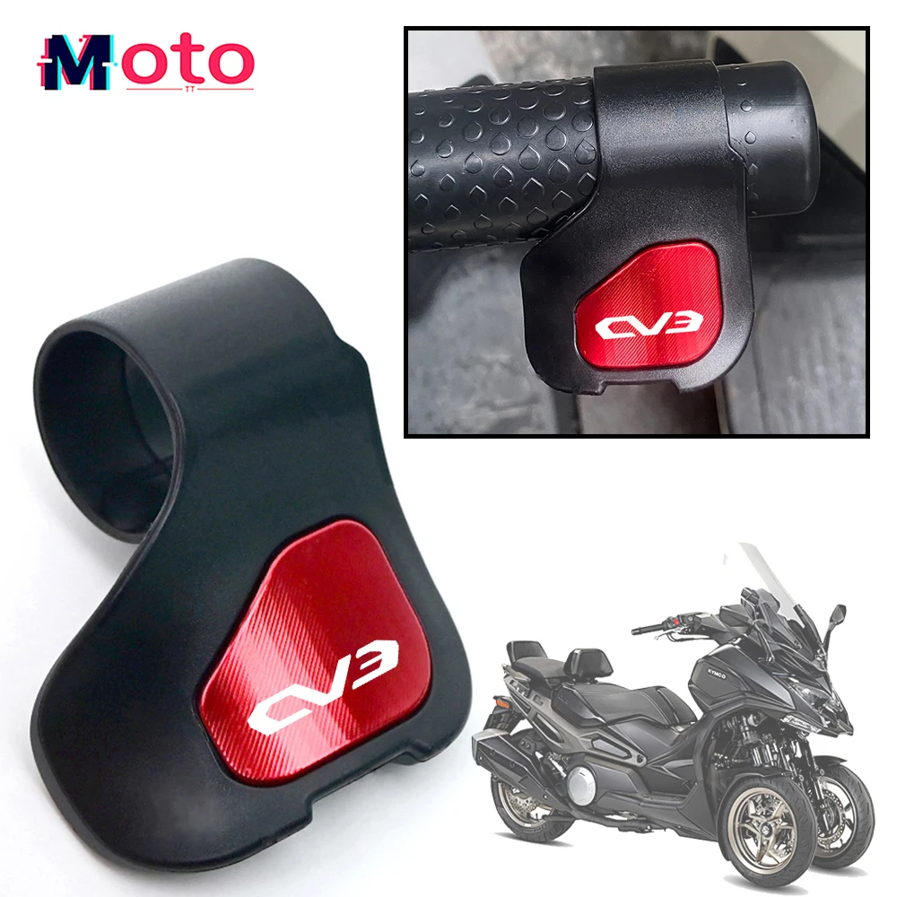 2024 New With Logo For KYMCO K YMCO CV3 C V3 CV 3 Motorbike Accelerator Booster Handle Grip Assistant Clip Labor Saver