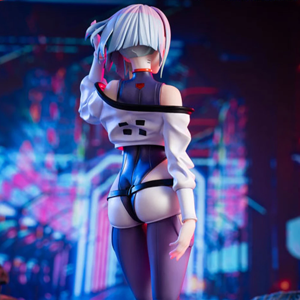 2077 figure David Martinez figure lucy action figure Rebecca figure PVC model statue orament beautiful girl 22CM collection gift