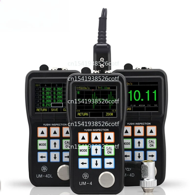 UM-4DL Ultrasonic Thickness Gauge Accuracy 0.01 Steel Plate Thickness Gauge Corrosion Detection