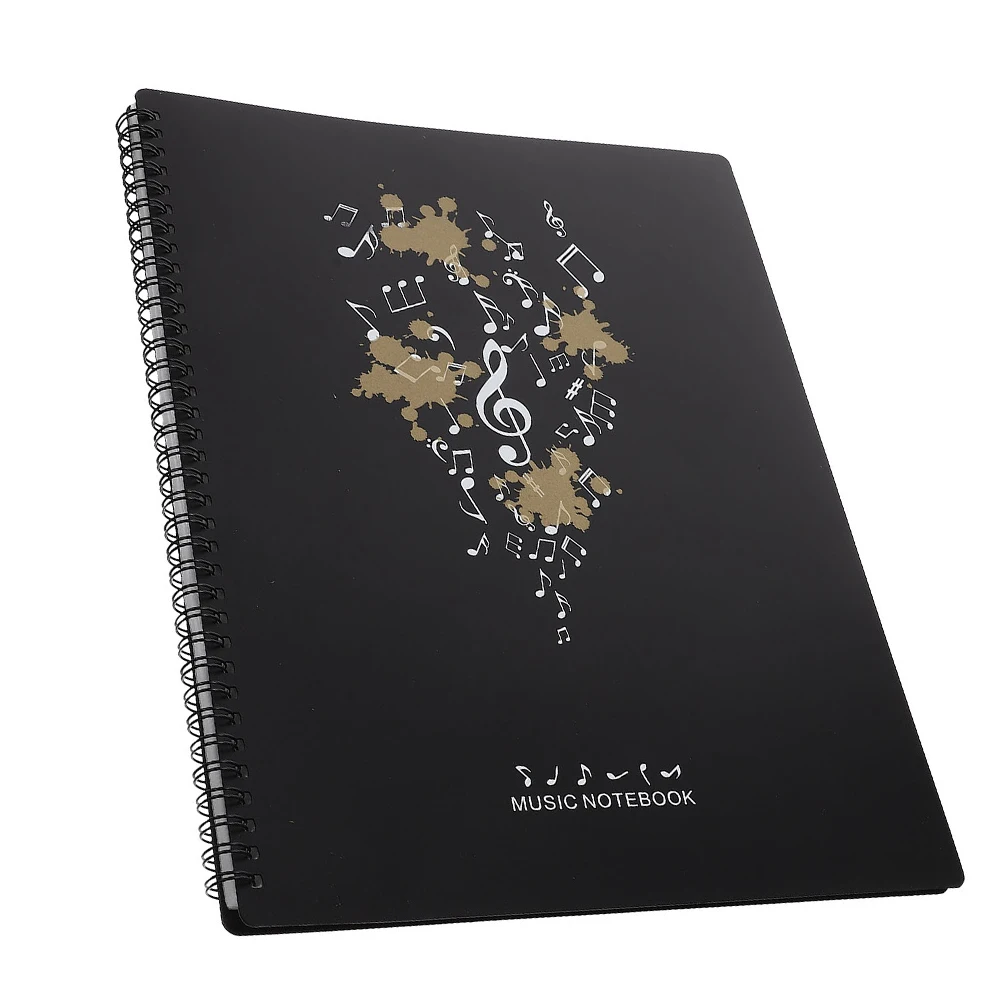 

A4 Document Organizer Folder Transparent Inserts for Sheet Music Storage File Organization Music Flip Folder Stylish Design