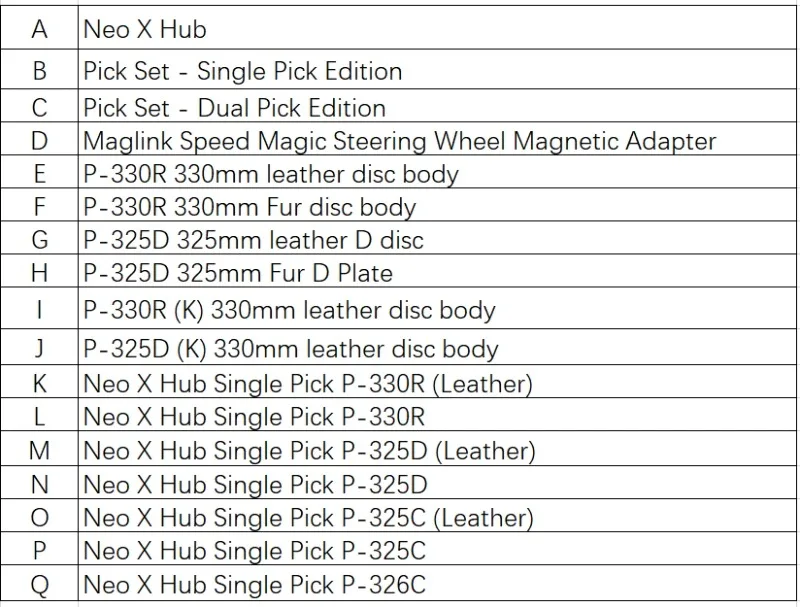 Onderdelen voor SIMAGIC NEO X Racing emulator HUB Koolstofvezel Gaming Stuurwiel Multi-form Paddle Wheel Body SIMAGIC