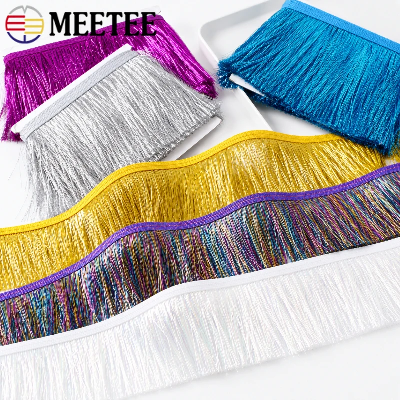 Textile And Sewing Supply - 5/10M 10/15/20cm Sequin Tassel Fringe Lace
