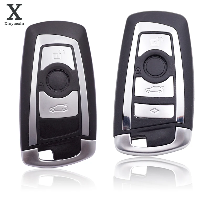 

Xinyuexin Remote Car Key Shell Case Replacement For BMW CAS4 F 3 7 5 Series E90 E92 E93 E91 X5 3/4 Buttons