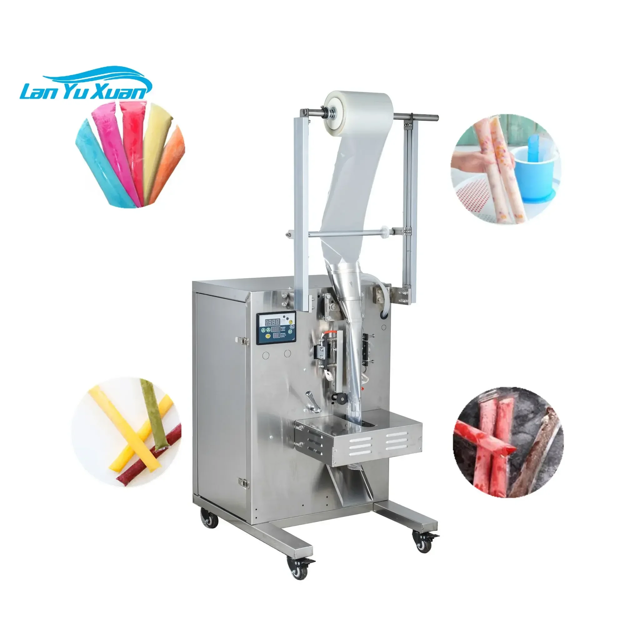 Ice Candy Popsicle Liquid Sachet Packing Machine Ice Lolly Automatic Ice Pop Packing Machine