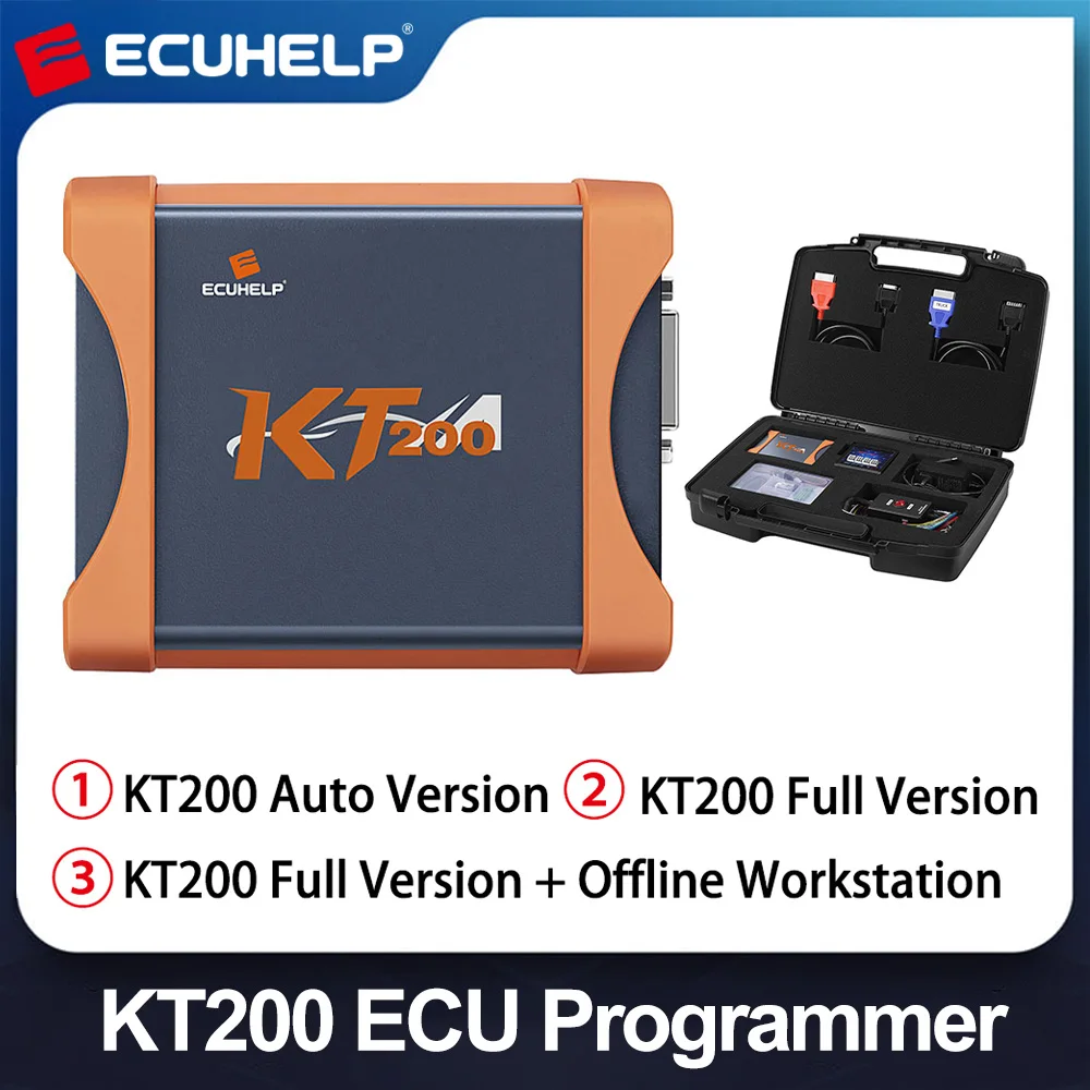 

ECUHELP KT200 ECU Programmer KT200 Master Version, Read Write Car Truck via OBD / on Bench / in Boot Jtag in Suitcase