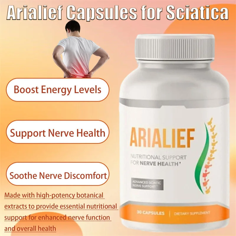 

Arialief Capsules for Sciatica improve supplements, promote nerve recovery, reduce inflammation, balance nutrition