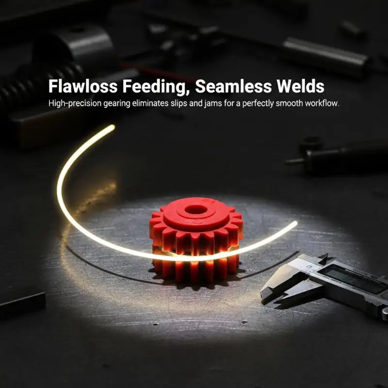 MIG Welding V Groove Wire Feeding Roller 08-12mm for Wire Feeder Enhanced Stability Smooth Wire Feed for Welding Tasks 1 PCS